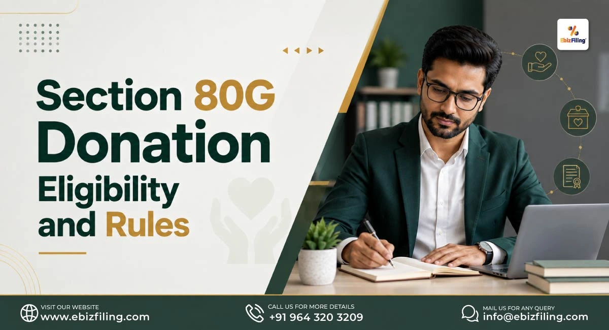 Section 80G donation eligibility and tax deduction rules