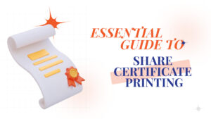 Share Certificate Printing