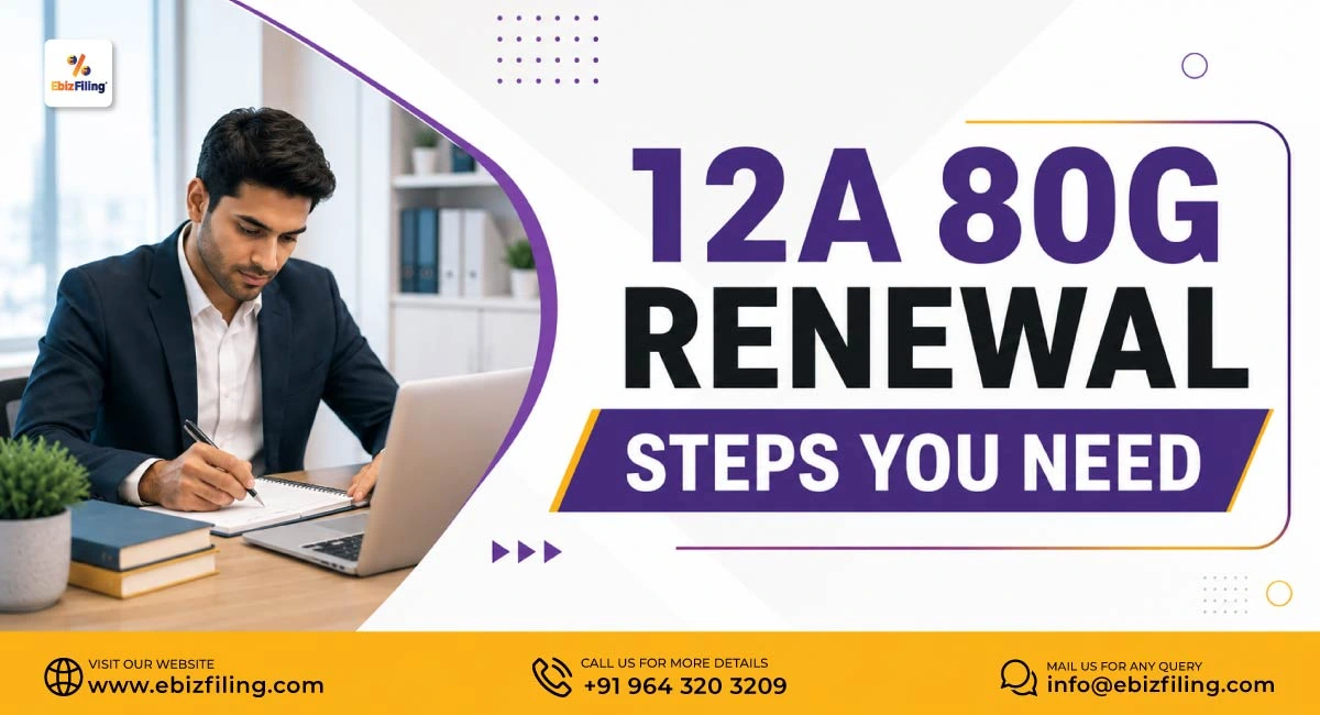 Steps for renewing 12A and 80G registration in India