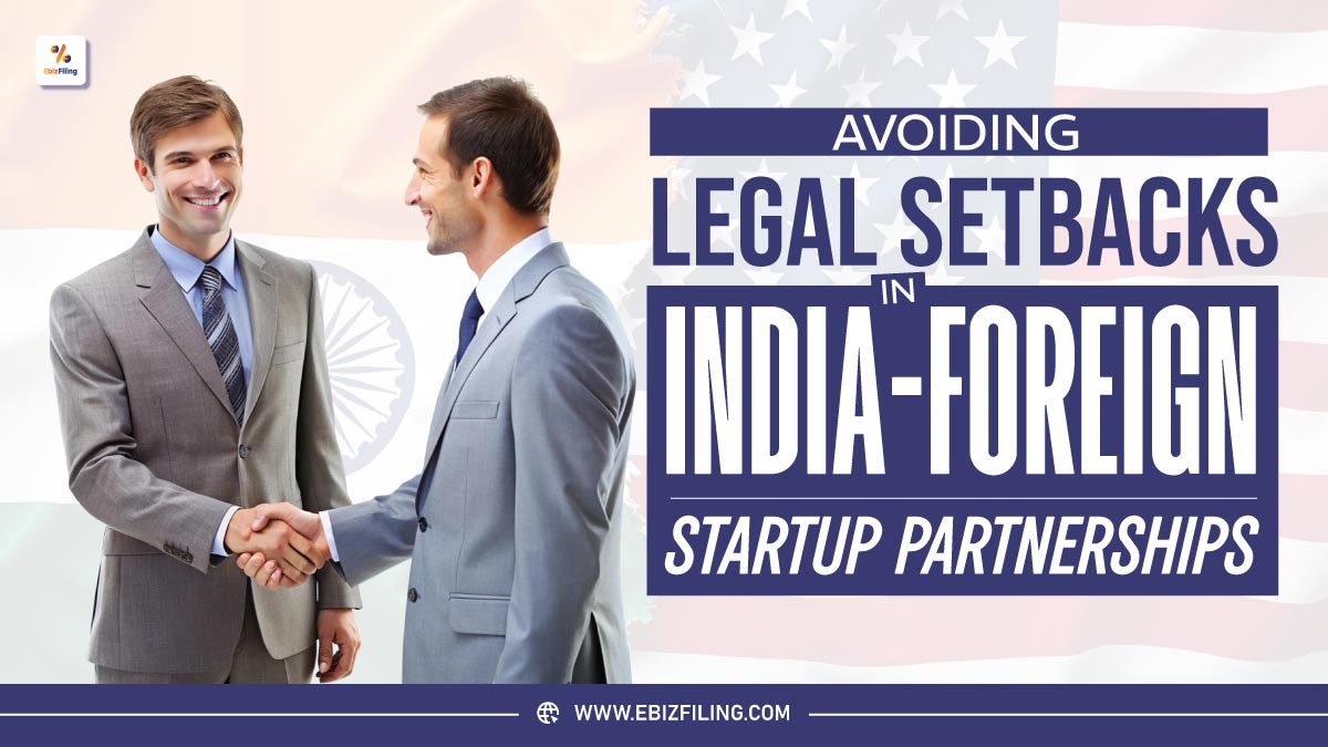 Joint venture between Indian and foreign partner For Startup