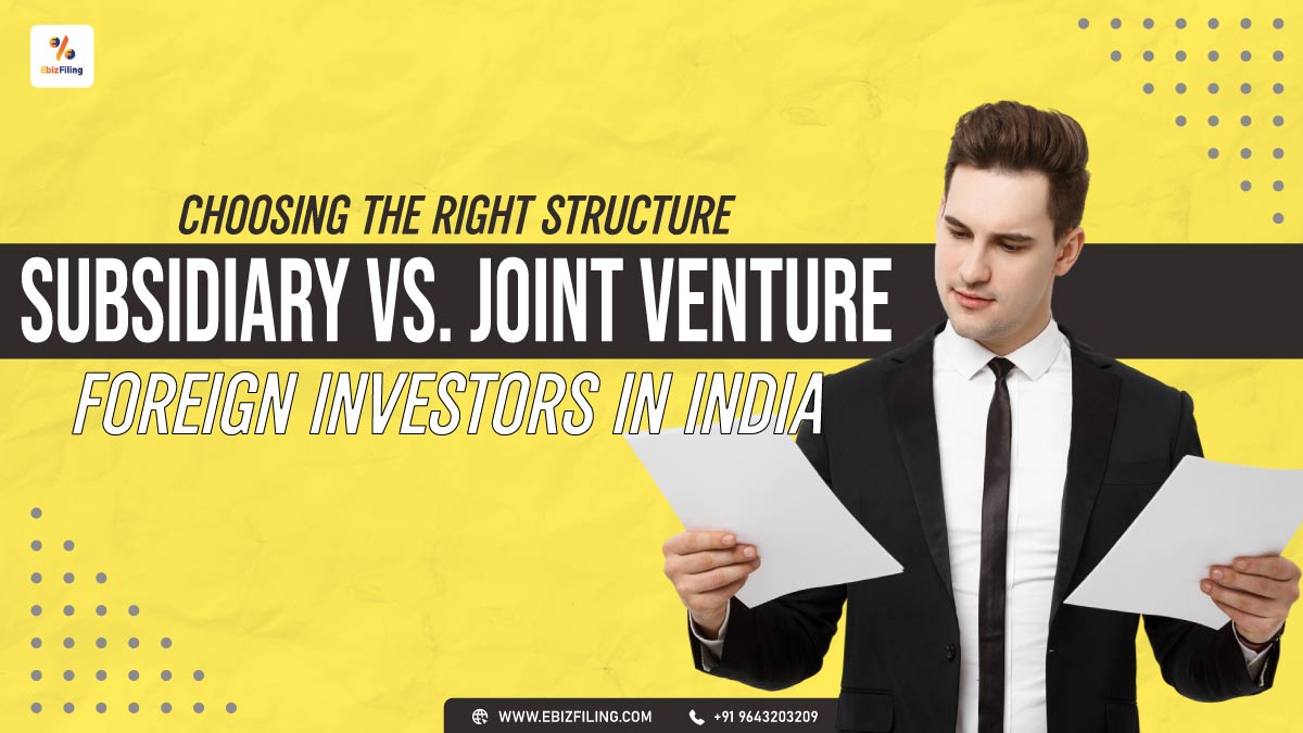 Subsidiary vs Joint Venture