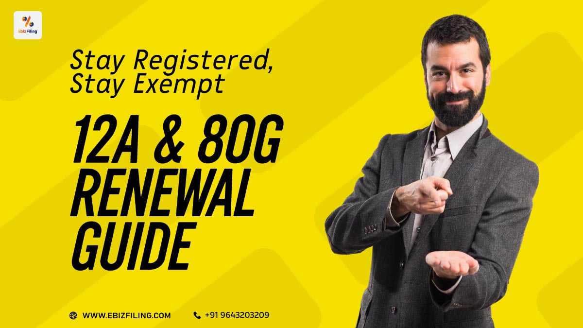 Renewal of 12A and 80G Registration