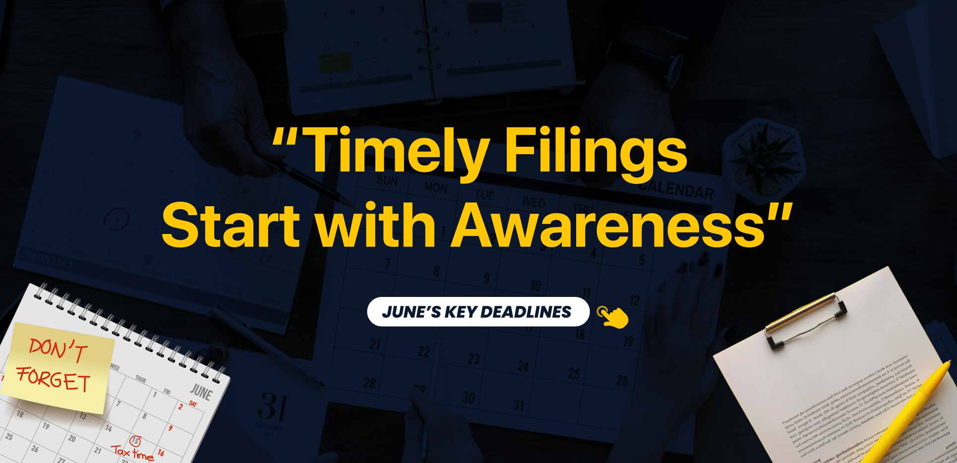 Timely Filing Starts with Awareness