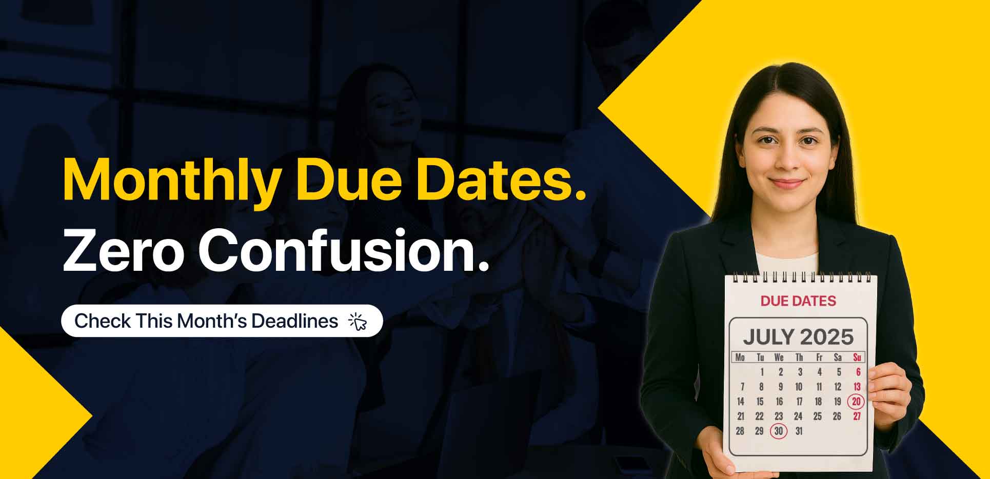 Compliance Calendar for the month of july