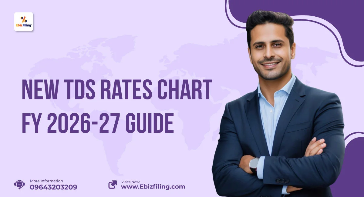 New TDS rates chart FY 2026-27 guide for income tax deductions in India