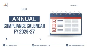 Compliance Calendar FY 2026-27 with important tax and filing due dates