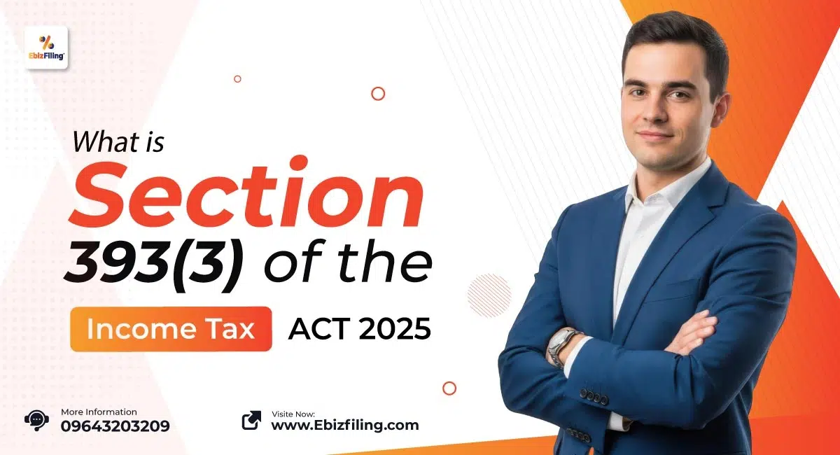 Section 393(3) of Income Tax Act and related tax compliance provisions