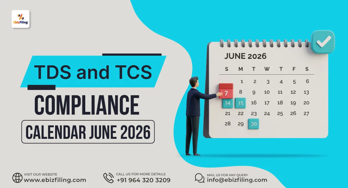 TDS and TCS compliance calendar June 2026 with due dates and filing schedule