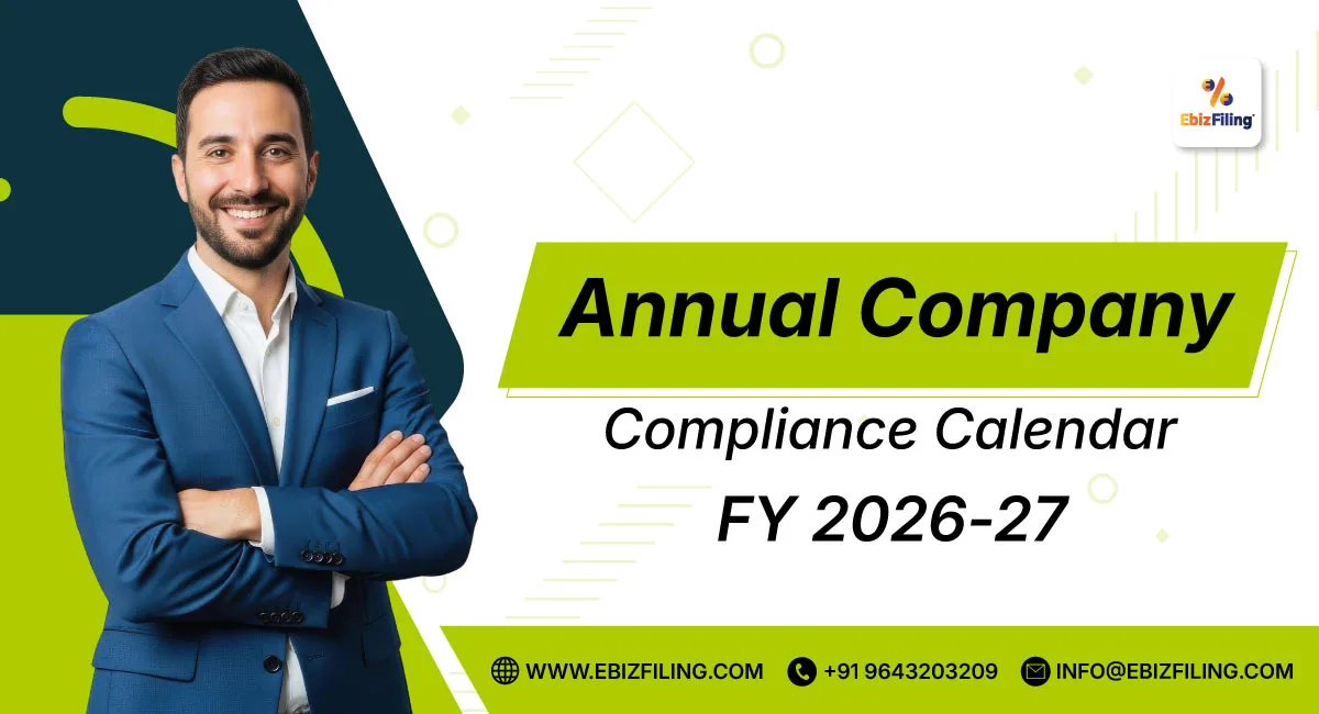 Annual Company Compliance Calendar FY 2026-27 with key ROC, tax, and regulatory deadlines