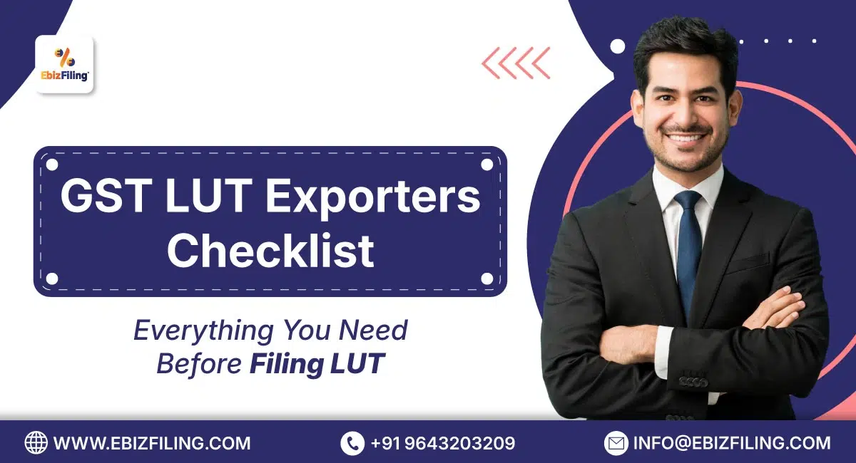 GST LUT exporters checklist before filing Letter of Undertaking online