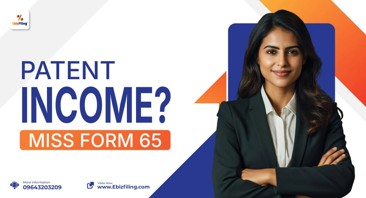 Form 65 filing for eligible patent royalty income under the Income Tax Act