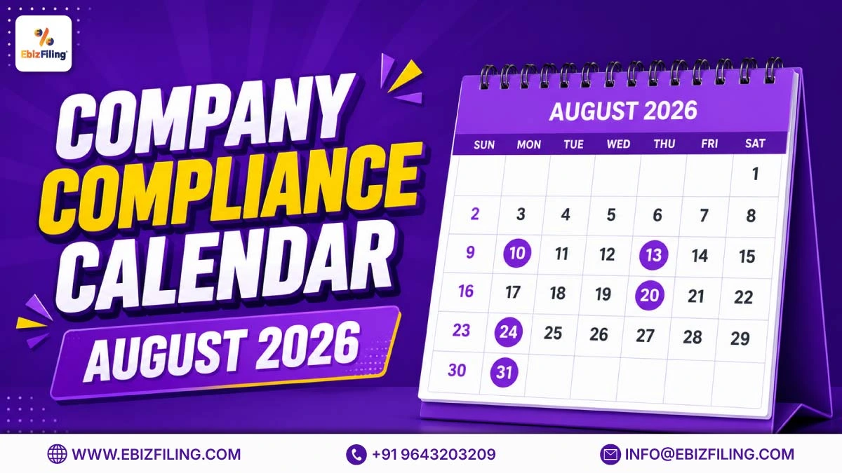 Important company compliance due dates for August 2026