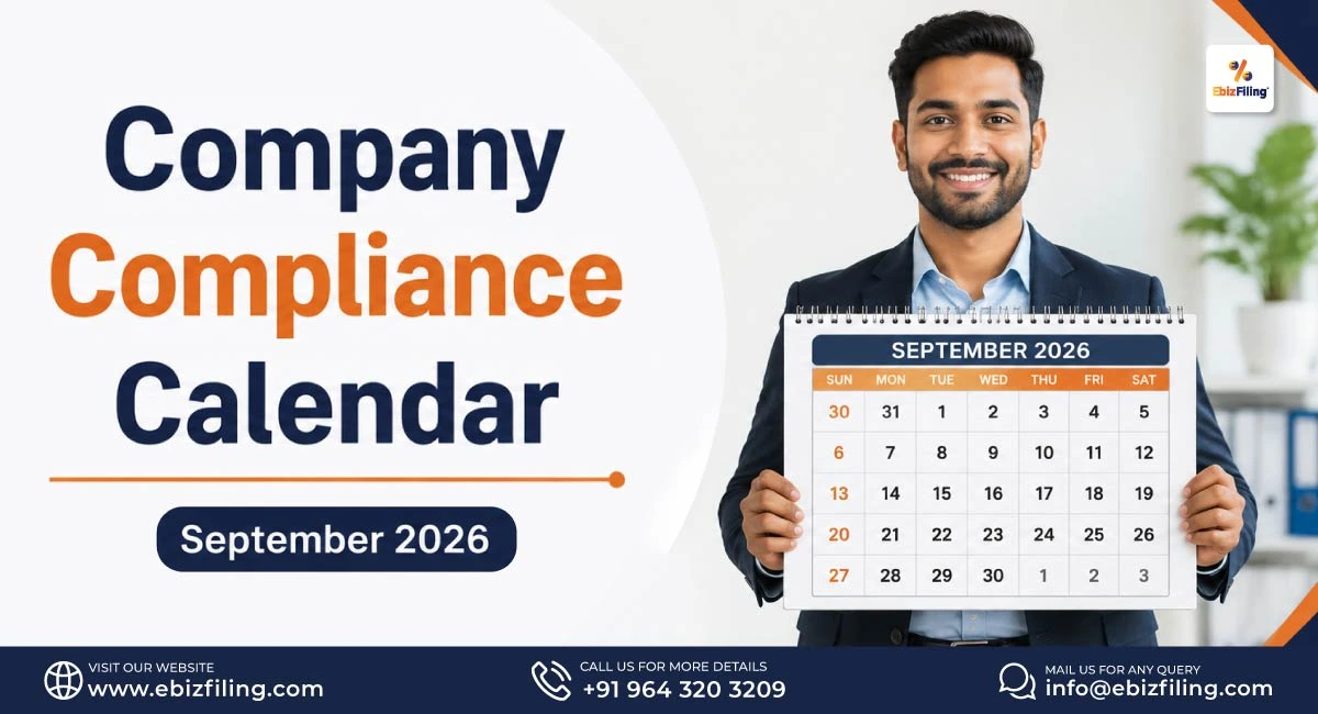 Company compliance calendar for September 2026