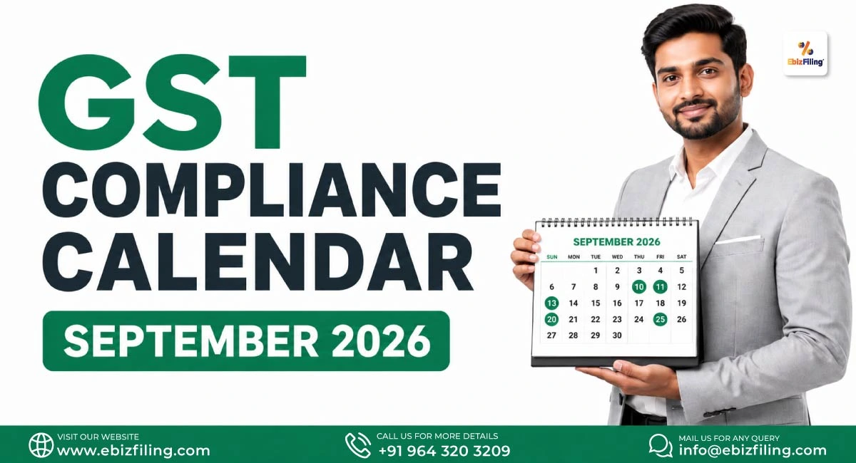 GST compliance calendar for September 2026