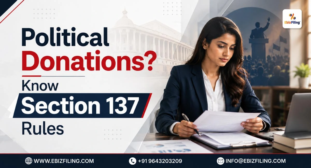 Section 137 deduction rules for eligible political donations