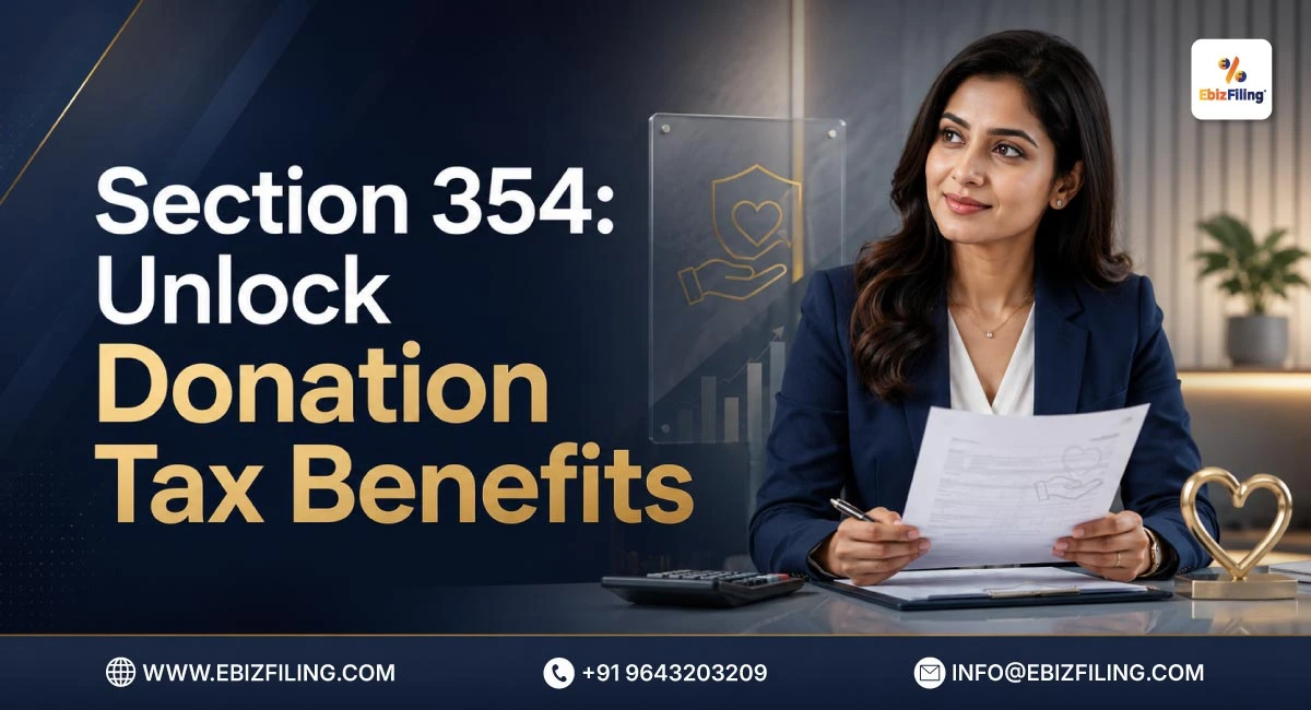 Section 354 approval for NGO donations and tax benefits