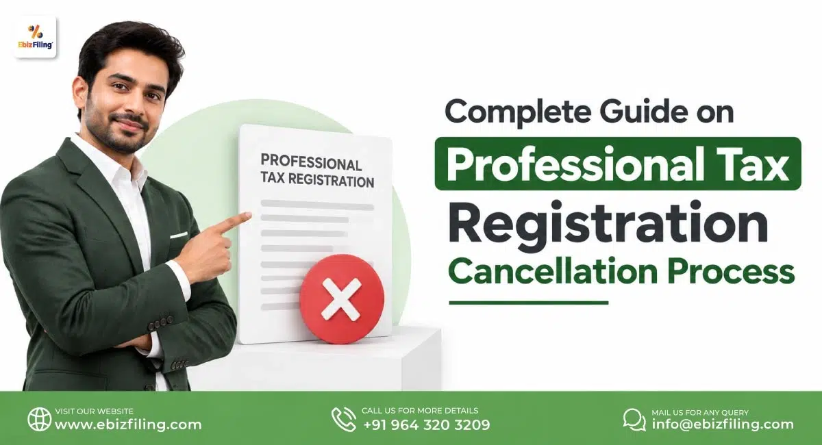Professional Tax registration and cancellation process guide