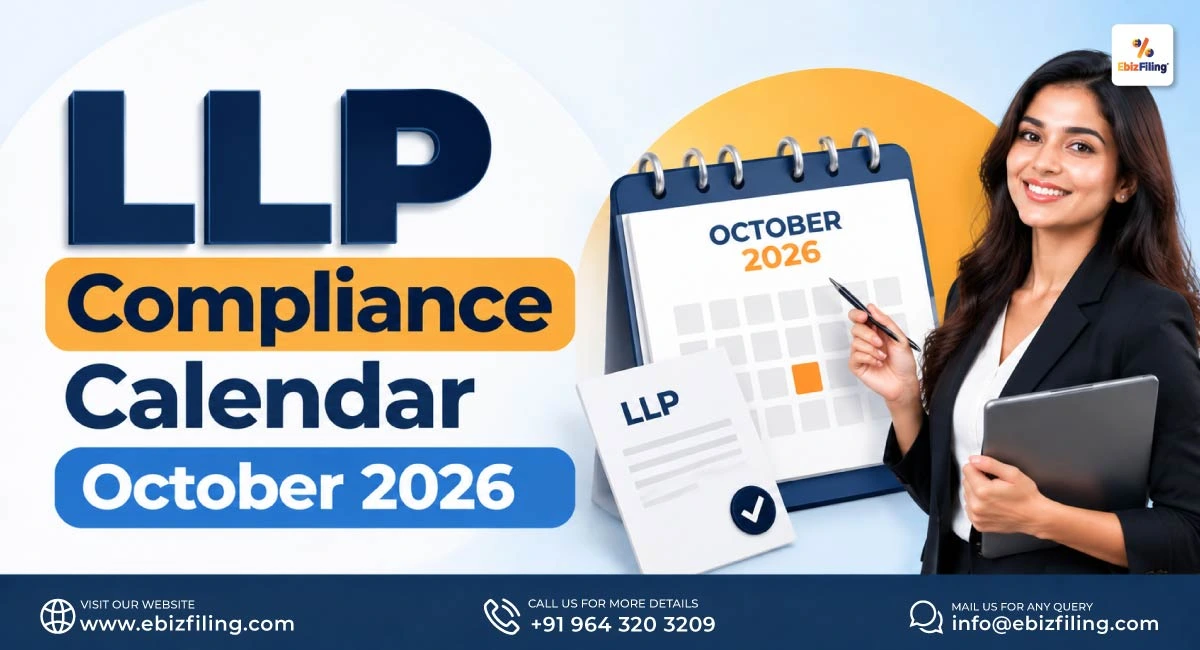 LLP compliance calendar for October 2026 and key filing dates