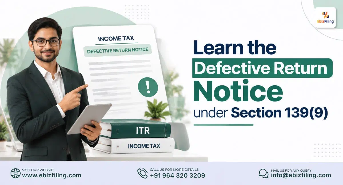 Section 139(9) defective return notice explained for taxpayers