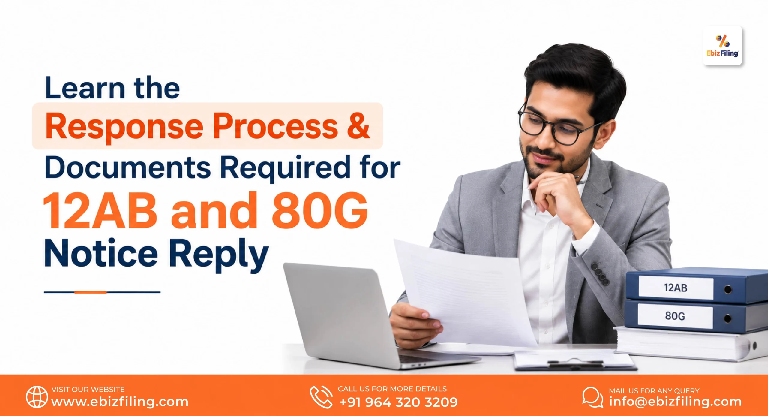 12AB and 80G notice reply process and required documents