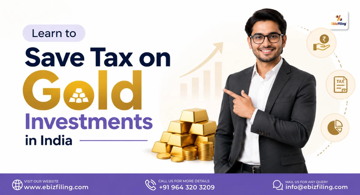 Learn how to save tax on gold investments in India