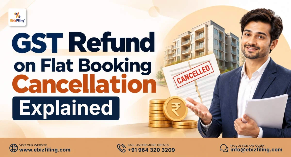 GST refund on flat booking cancellation explained
