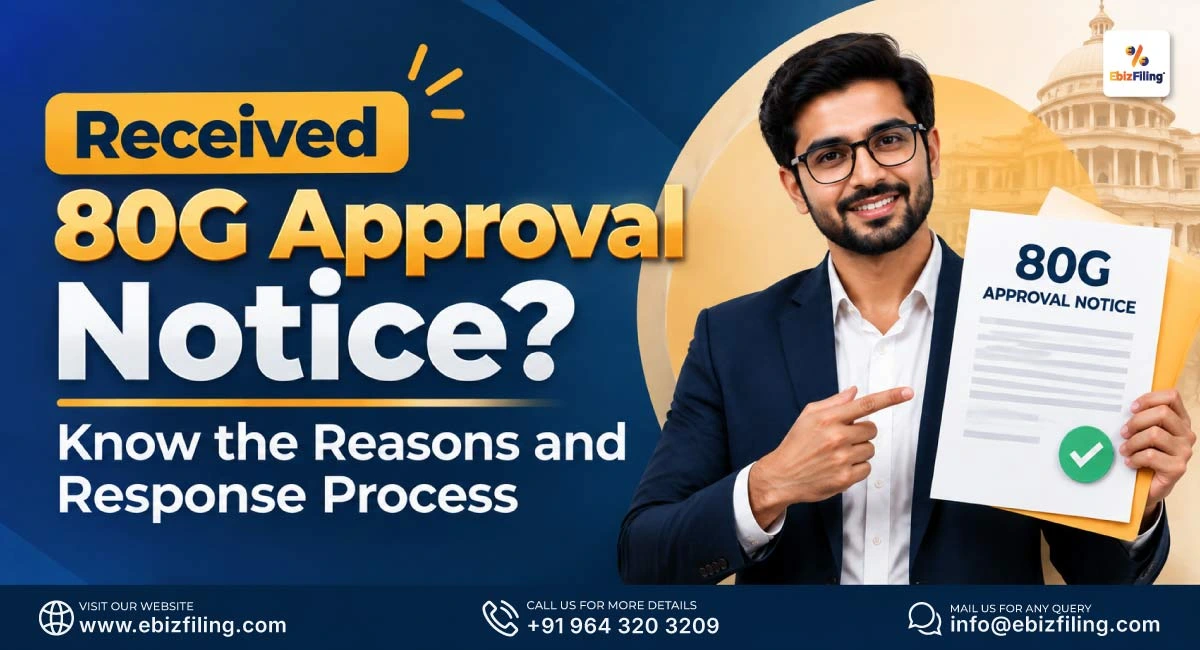 Reasons for receiving an 80G approval notice and how to respond